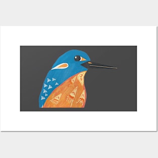 Native Birds of Australia Collage - Set 2 Kingfisher Posters and Art